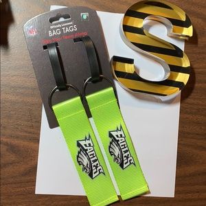COPY - NFL EAGLES Neon Bag Tags